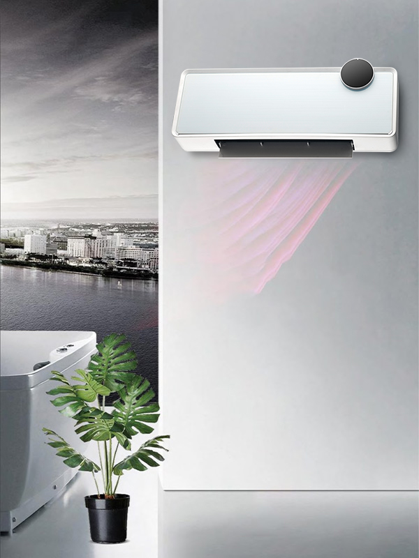 ZPT-2000B 5409L-ERP 1000W/2000W încălzitor ventilator 3-în-1 montat pe perete