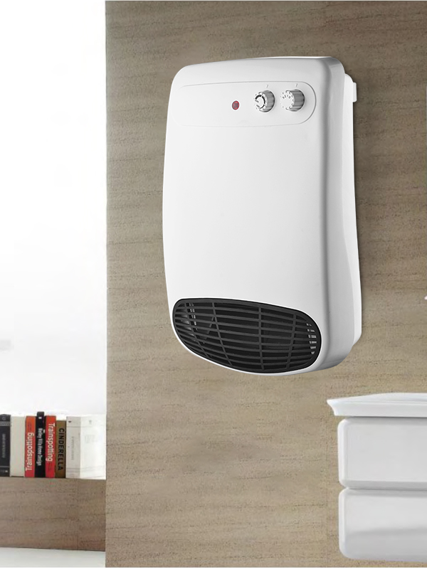 HBH-2005 Încălzitor electric cu flux descendent pentru baie montat pe perete cu termostat reglabil