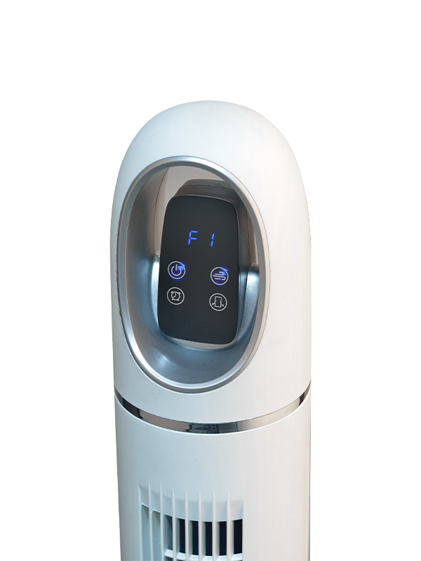 TF1110C Ventilator turn alb cu afișaj LED