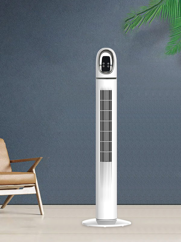 TF1110C Ventilator turn alb cu afișaj LED